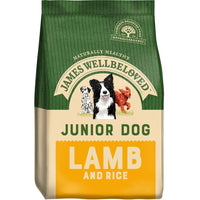 James Wellbeloved - Junior Dog Food -  Lamb & Rice - 2kg