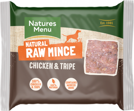 Natures Menu - Raw Frozen Blocks - Chicken & Tripe - 400g