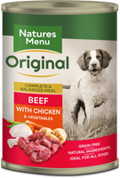 Natures Menu - Beef & Chicken - 400g Can