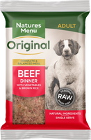 Natures Menu - Complete Original Adult Dinner - Beef, Veg And Rice - 300g
