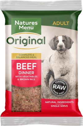 Natures Menu - Complete Original Adult Dinner - Beef, Veg And Rice - 300g
