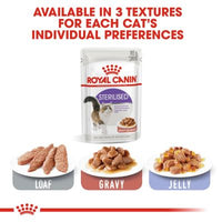 Royal Canin - Cat Adult Sterilised In Gravy 85g Pouch - 12 pk
