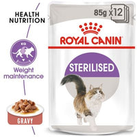 Royal Canin - Cat Adult Sterilised In Gravy 85g Pouch - 12 pk