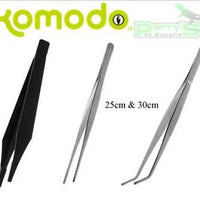 Komodo - Feeding Tongs - Straight - 25cm