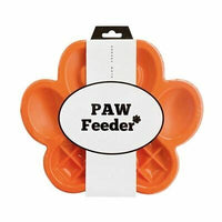 Pet Dream House - PAW Slow Feeder activity bowl - Orange