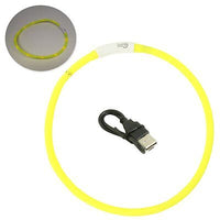Ancol - USB Flashing Halo Band - Yellow