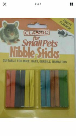 Classic - Small Animal Nibble Sticks - 12pc