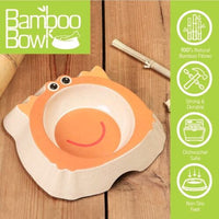 Pet Brands - Bamboo Monster Shaped Bowl - Orange - 200ml