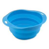 Beco Things - Collapsible Silicone Travel Bowl - Blue - Medium