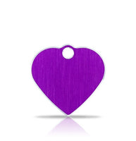Custom Engraved Pet Tag - Small Heart
