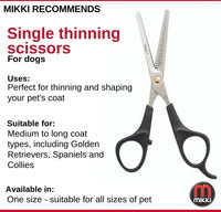 Mikki - Single Thinning Scissors For All Coat Types