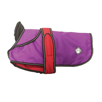 Danish Design - 2 In 1 Dog Coat - Purple - 35cm (14")