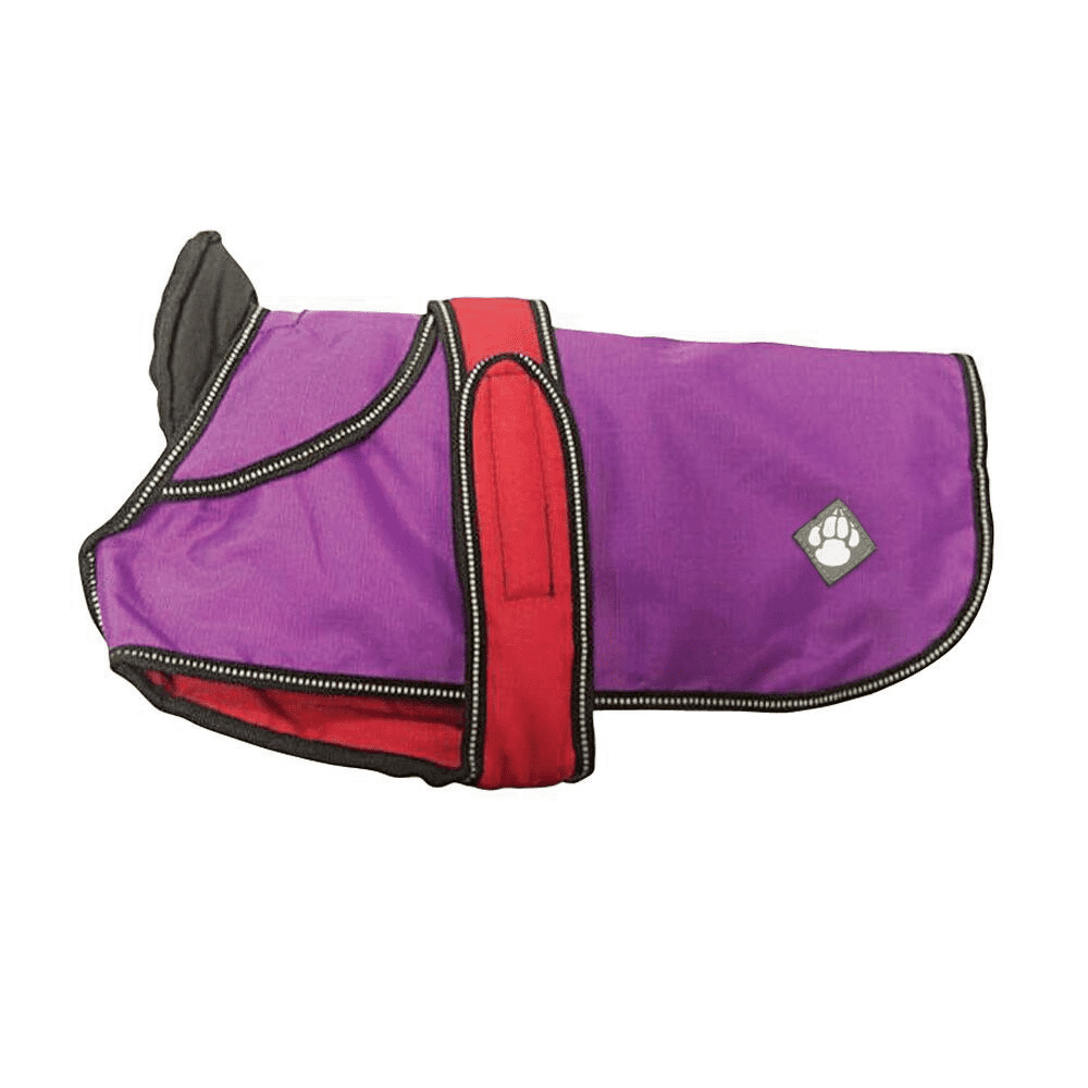 Danish Design - 2 In 1 Dog Coat - Purple - 25cm (10