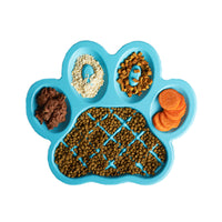 PAW - Paw Shaped Activity Slow Feeder - Blue