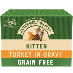 James Welbeloved - Kitten Turkey 85g Pouch - 12pack