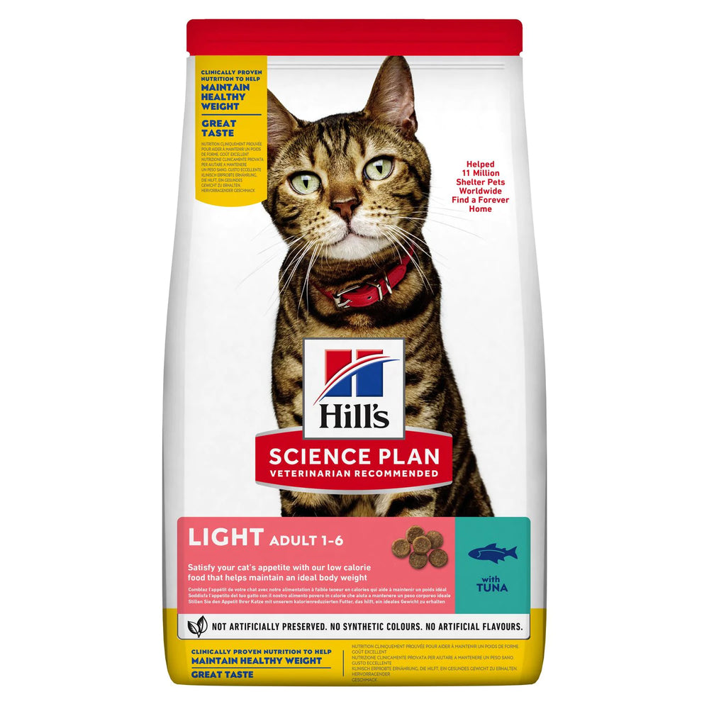 Hills Science Plan - Adult Light Dry Cat Food - Tuna - 1.5kg