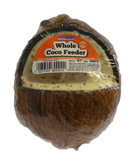 Suet To Go - Whole Coconut Feeder - Mealworm