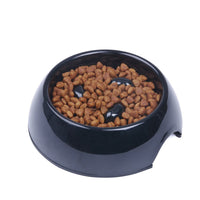 Dogit - Go-Slow (Anti Gulp) Bowl - Black - Med