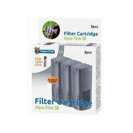 Superfish - Aqua Flow 50 Filter - Easy Click Cartridge - 3 pack