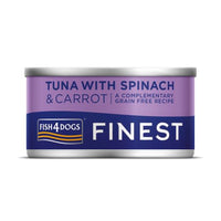 Fish4Dogs - Finest Tuna With Spinach & Carrot - 85g