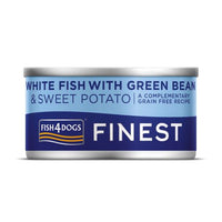Fish4Dogs - Finest White Fish With Green Bean & Sweet Potato - 85g